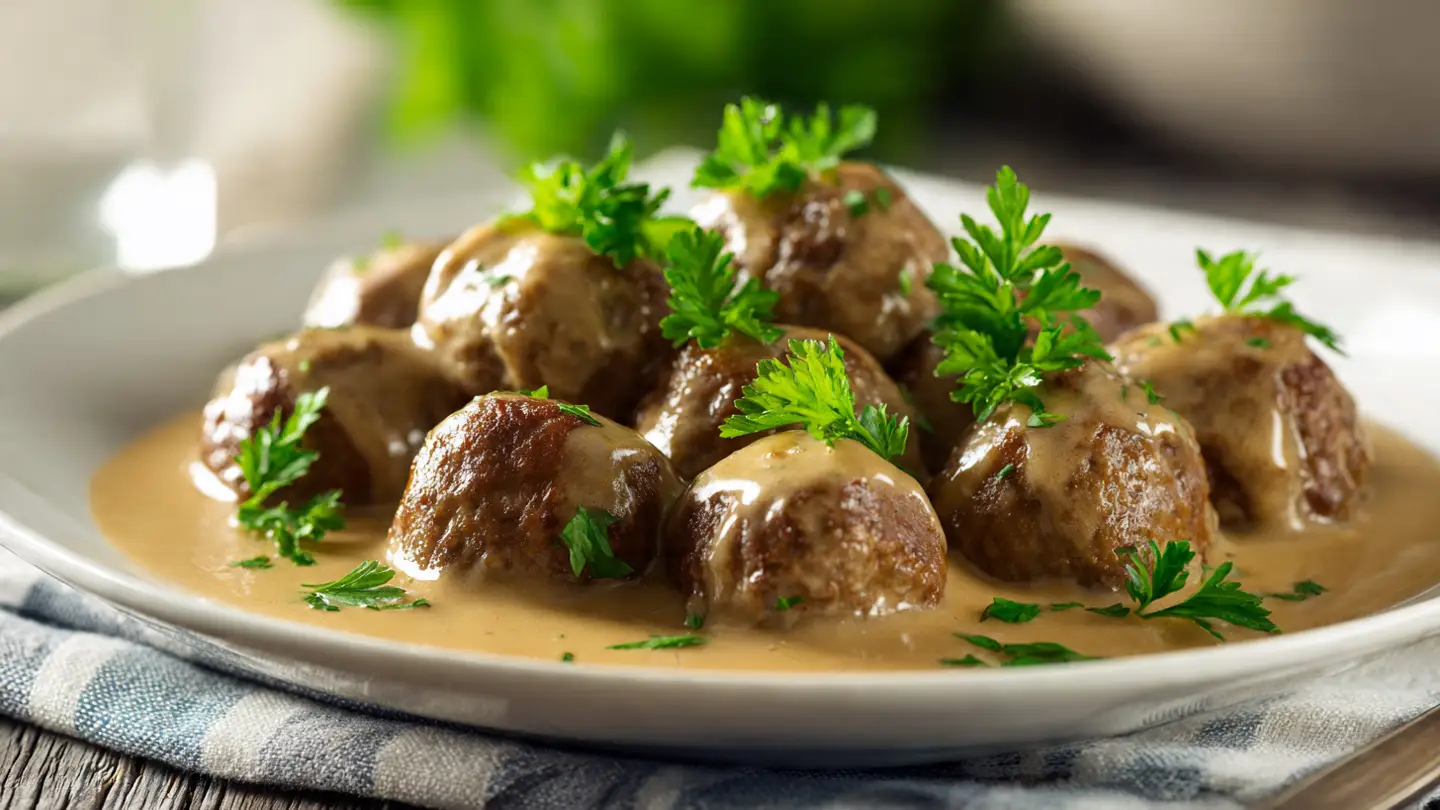 Swedish Meatballs Appetizer