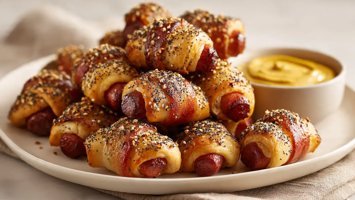 Pigs in a Blanket with Everything Bagel Seasoning